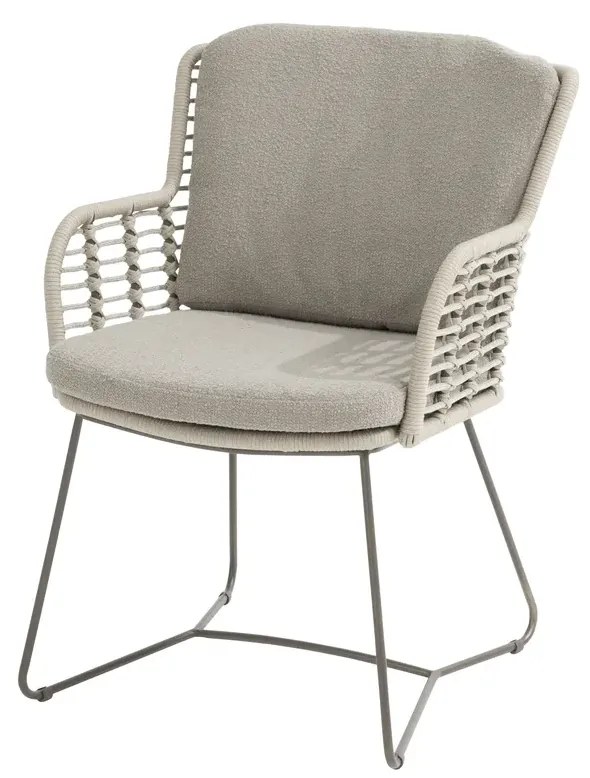 4 Seasons Outdoor Fabrice tuinstoel terre SALE Tuinstoel bruin weerbestendig