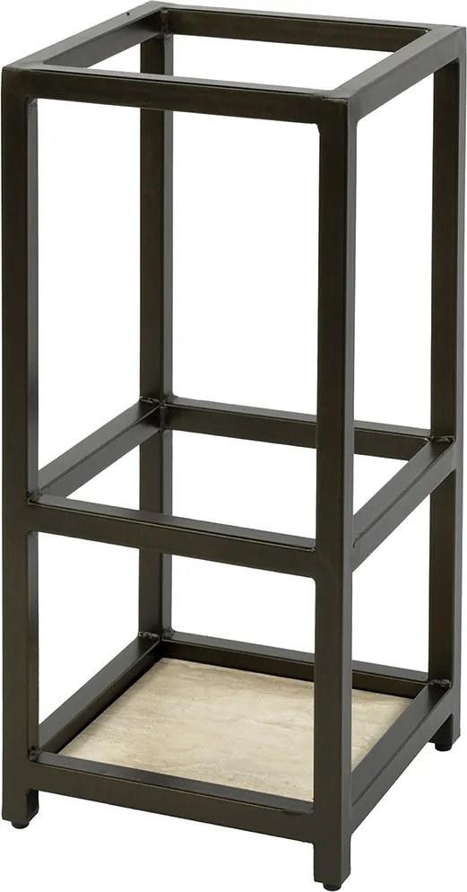 Vierkante Paraplubak Met Brons Frame