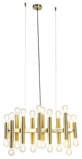 Eettafel / Eetkamer Art Deco hanglamp goud 24-lichts - Tubi Art Deco E27 Binnenverlichting Lamp