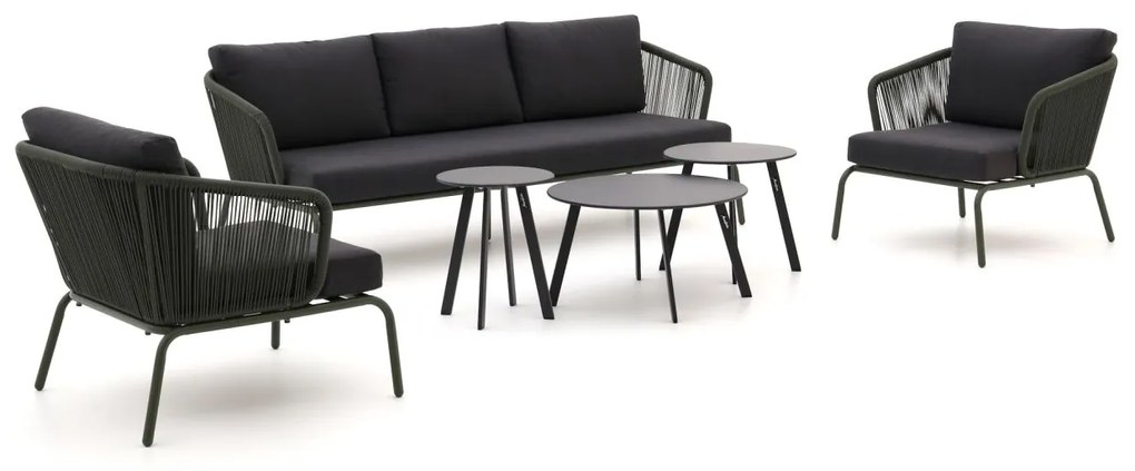 Forza Nuro/Bovezzo stoel-bank loungeset 6-delig