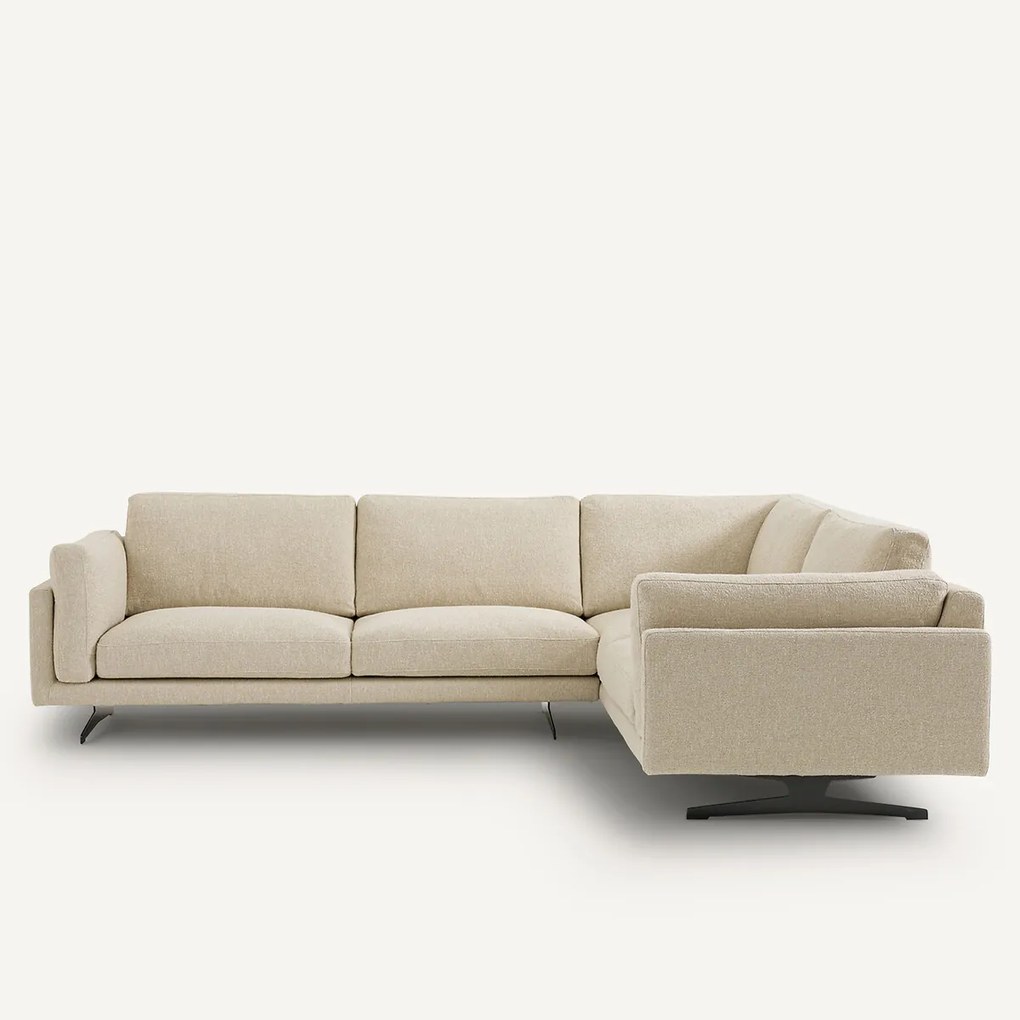 Hoekbank, badstof, César