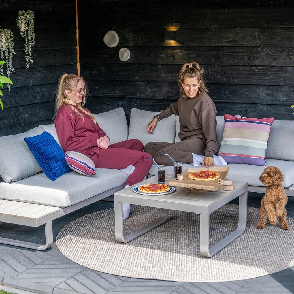 Garden Impressions Diego loungeset 4-delig - taupe
