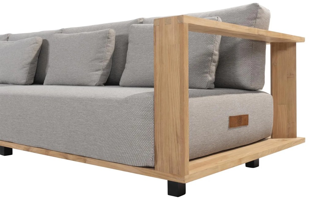 4 Seasons Outdoor Eternity 2,5-zits loungebank rechts teak * SALE *  Loungebank     weerbestendig