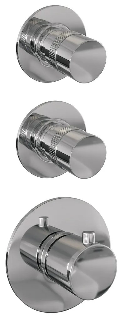 Brauer Chrome Edition complete inbouw regendouche met 3 standen handdouche, rechte wandarm, glijstang en hoofddouche 20cm set 19 chroom
