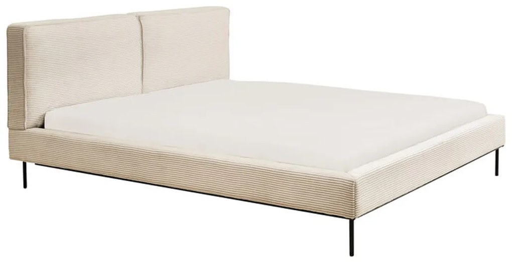 Kare Design East Side Gestoffeerd Bedframe Beige Stof 180 Cm