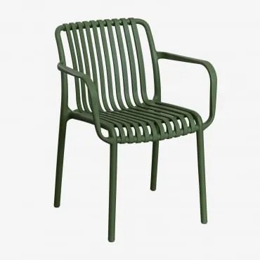 Set Van 2 Wendell Tuinstoelen Met Armleuningen Verde Pesto - Sklum