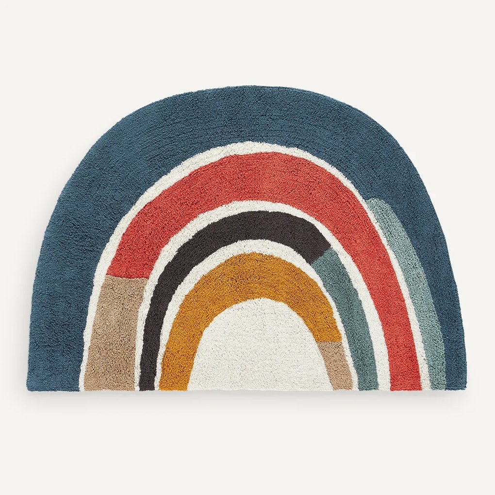 Vloerkleed voor kinderen in bio katoen, groot model, Niji