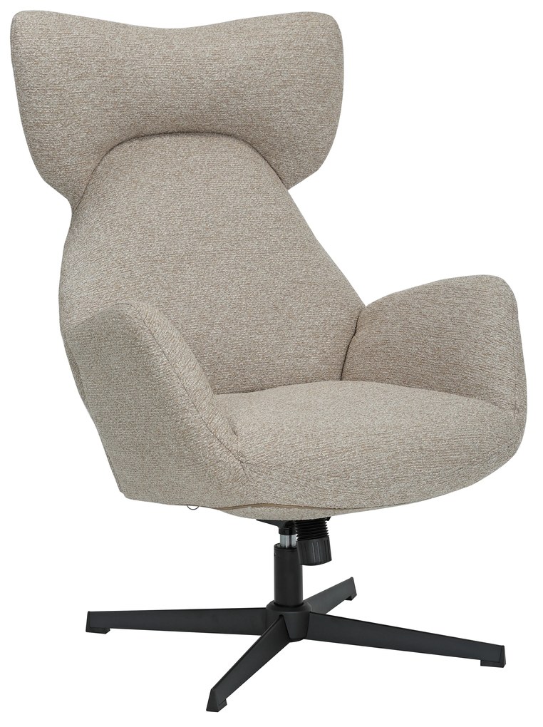 Kantelbare Fauteuil Zandkleur