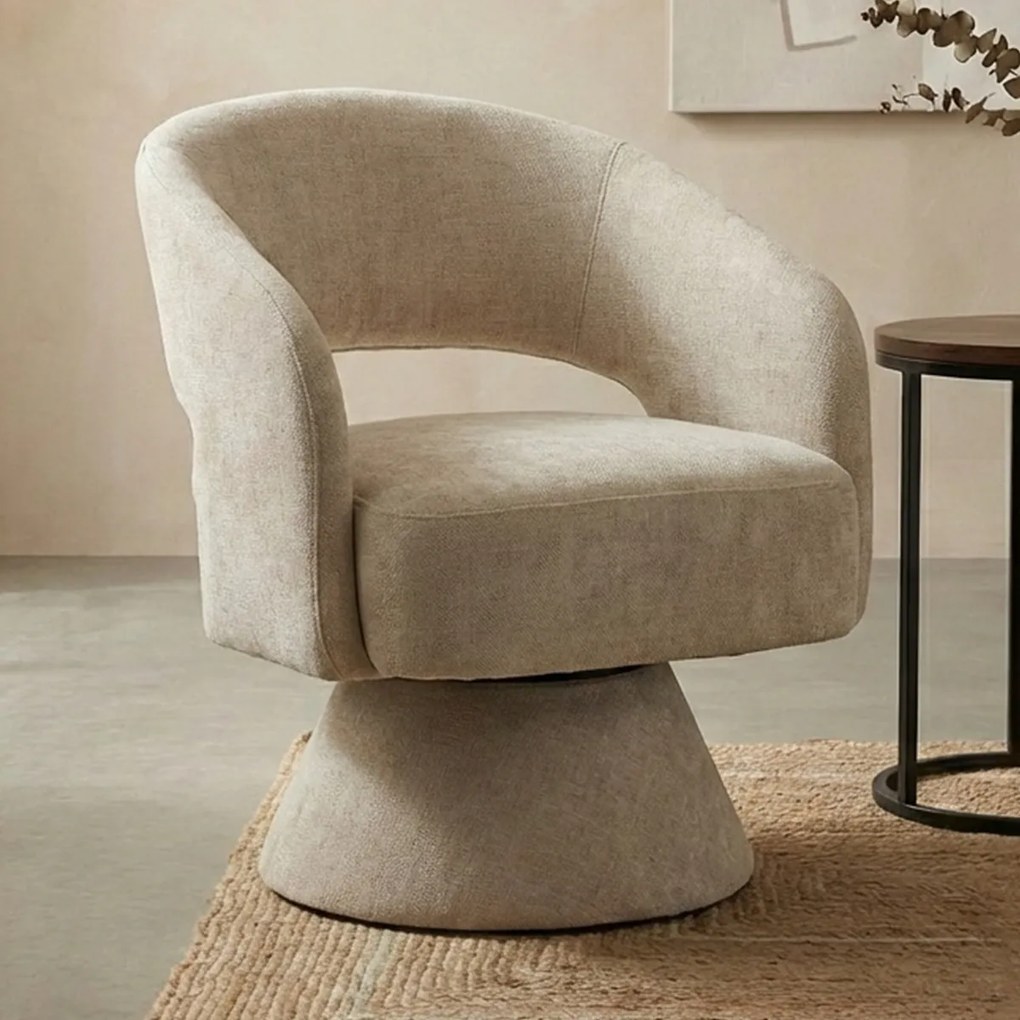 Draaifauteuil Woonkamer Beige