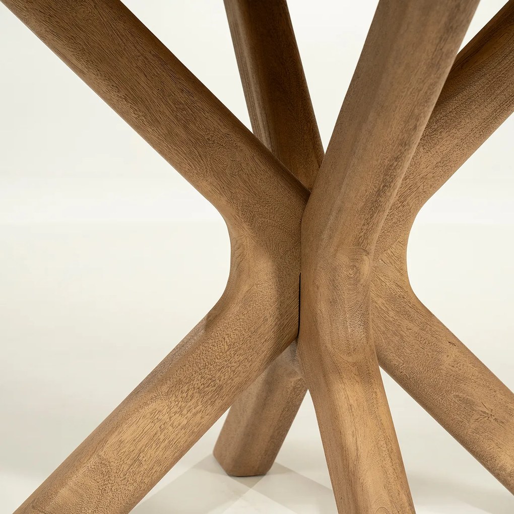 Eleonora Tycho Kruispotige Eettafel Eiken - 150 X 150cm.