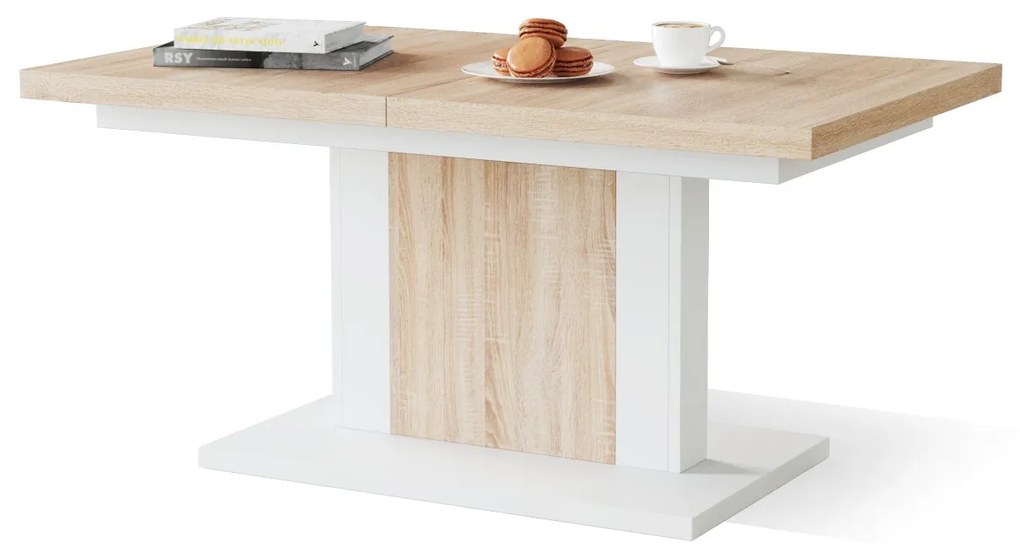 ORION sonoma eiken / wit, salontafel
