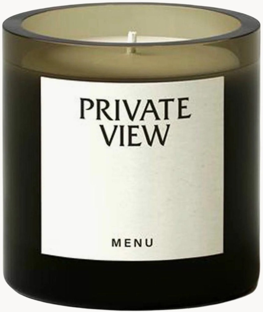 Geurkaars Private View (eucalyptus, mandarijnenschil) in glas