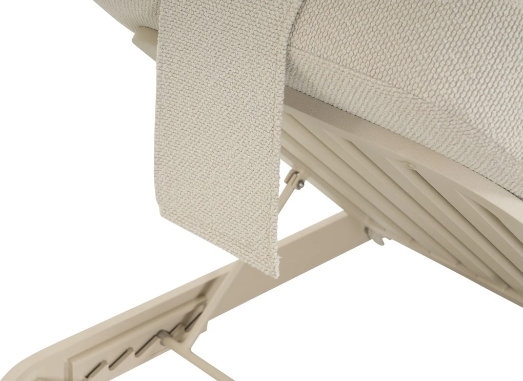 Santika Furniture Santika Nanda Ligbed Aluminium Zand/Beige