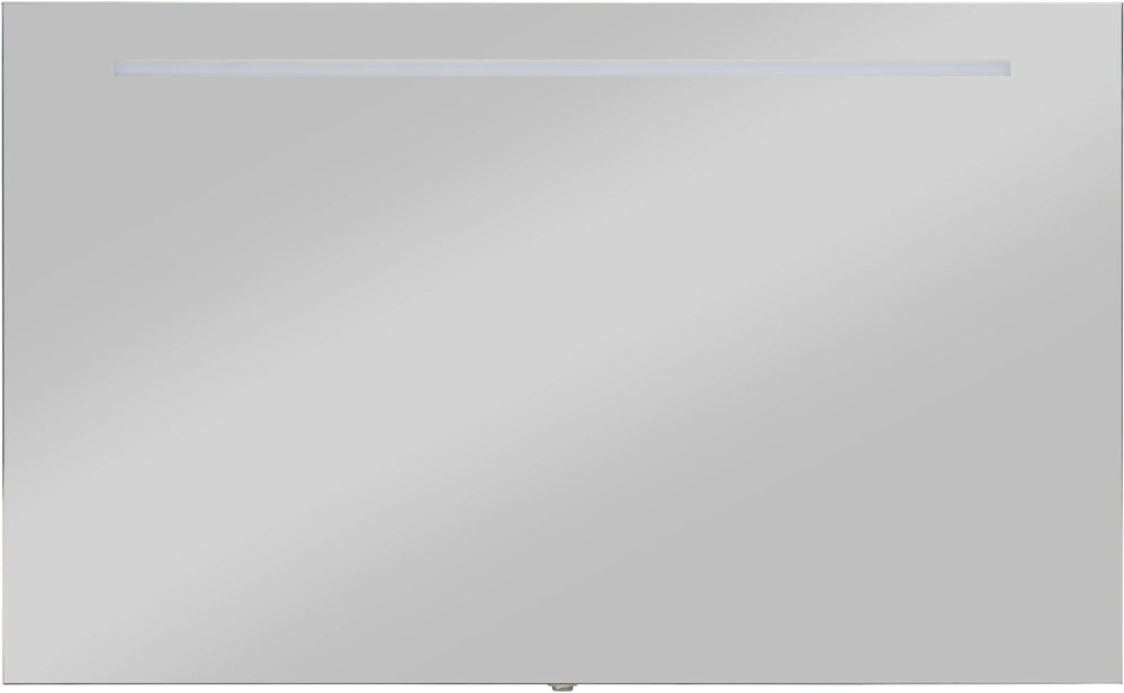 Saqu Ada spiegel met LED verlichting 100x3x70cm aluminium