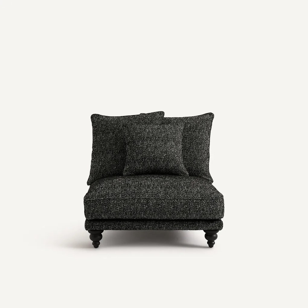 Fauteuil in badstof, LAZARE