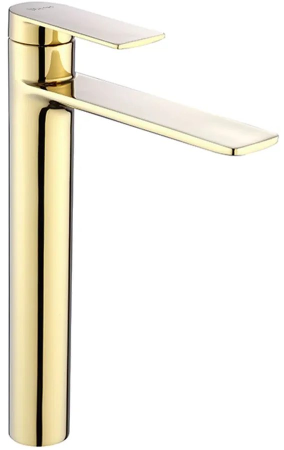 Wastafelkraan Rea Storm Gold High