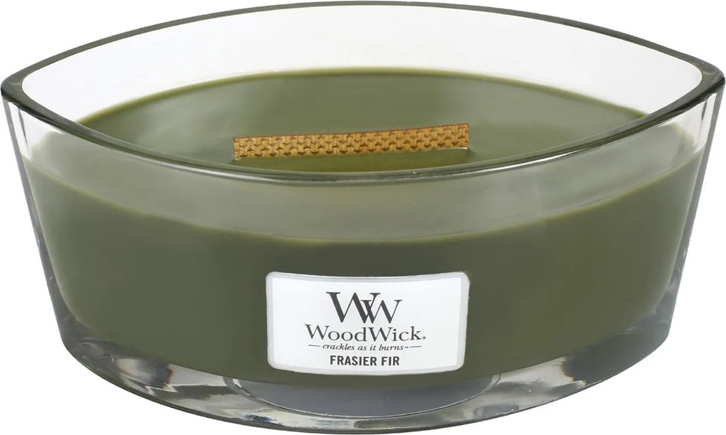 WoodWick geurkaars - Ellipse HearthWick Flame - Frasier Fir