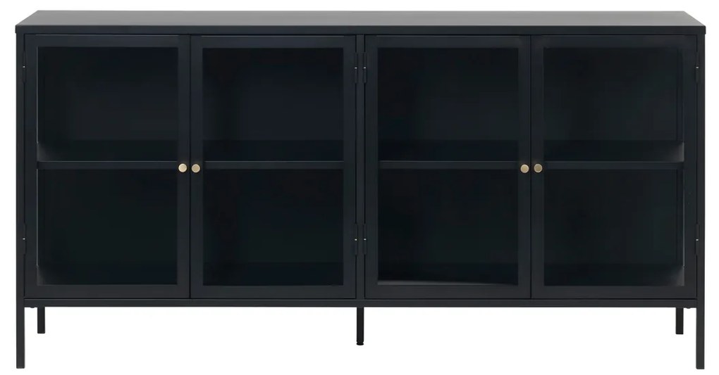 Metalen Dressoir 4 Deuren - 170x40x85cm.