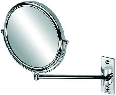Mirror make-up spiegel met 1 arm en 3x vergrotend 20 cm, chroom