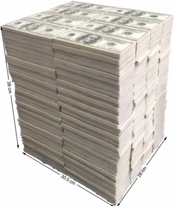 Dollar Krukje - 30.5 X 26.5cm.