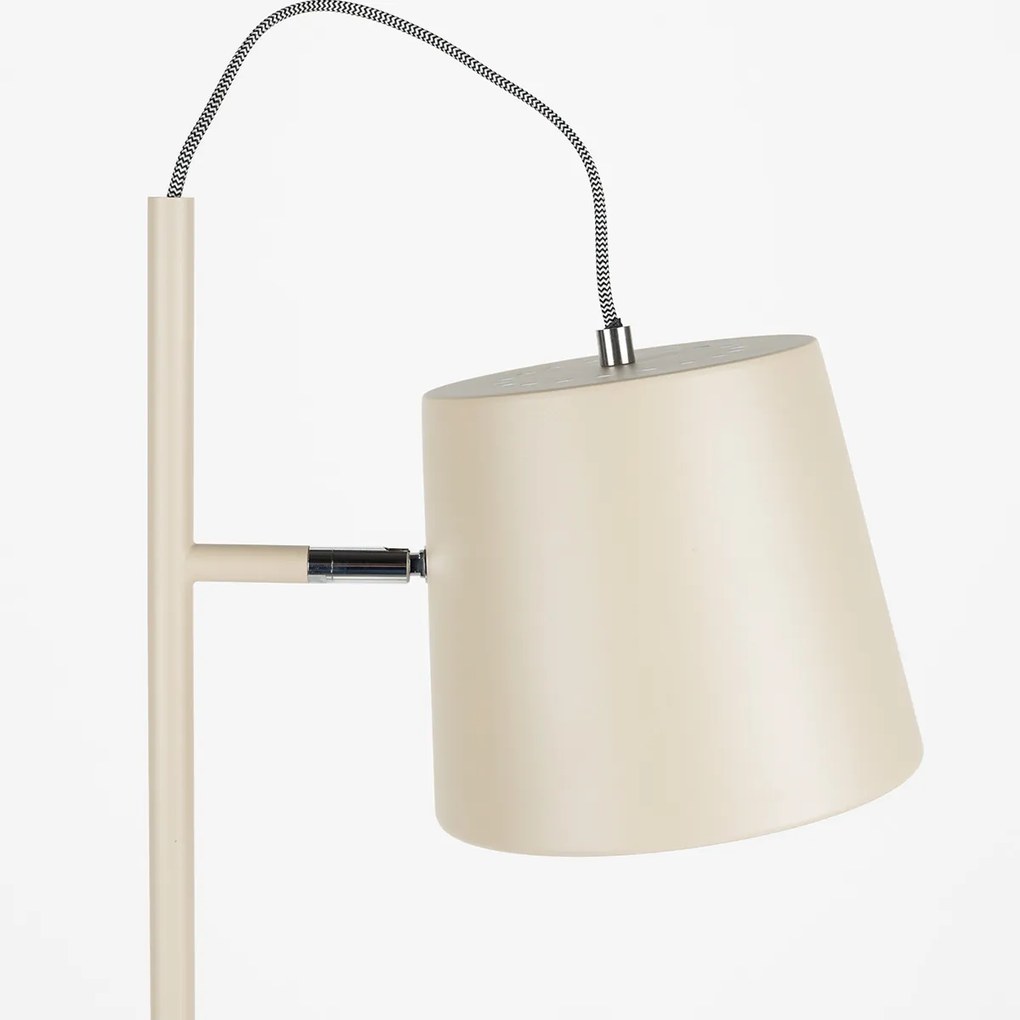 Zuiver Buckle Beige Vloerlamp Van Metaal