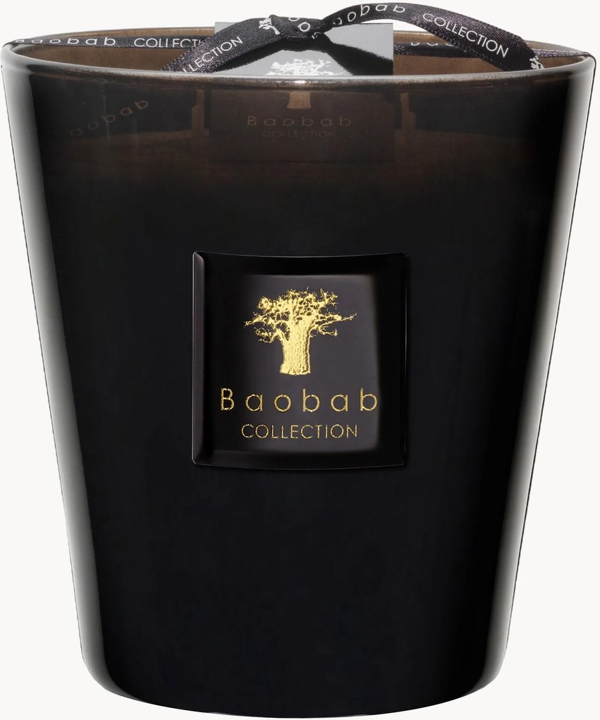 4-lonts geurkaars Prestigieuses (leer, sequoia, amber)