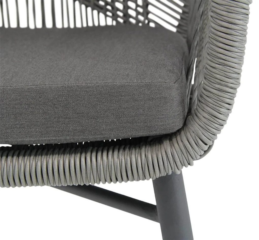Tuinset 4 personen 180 cm Rope Grijs Lifestyle Garden Furniture Advance/Sophia