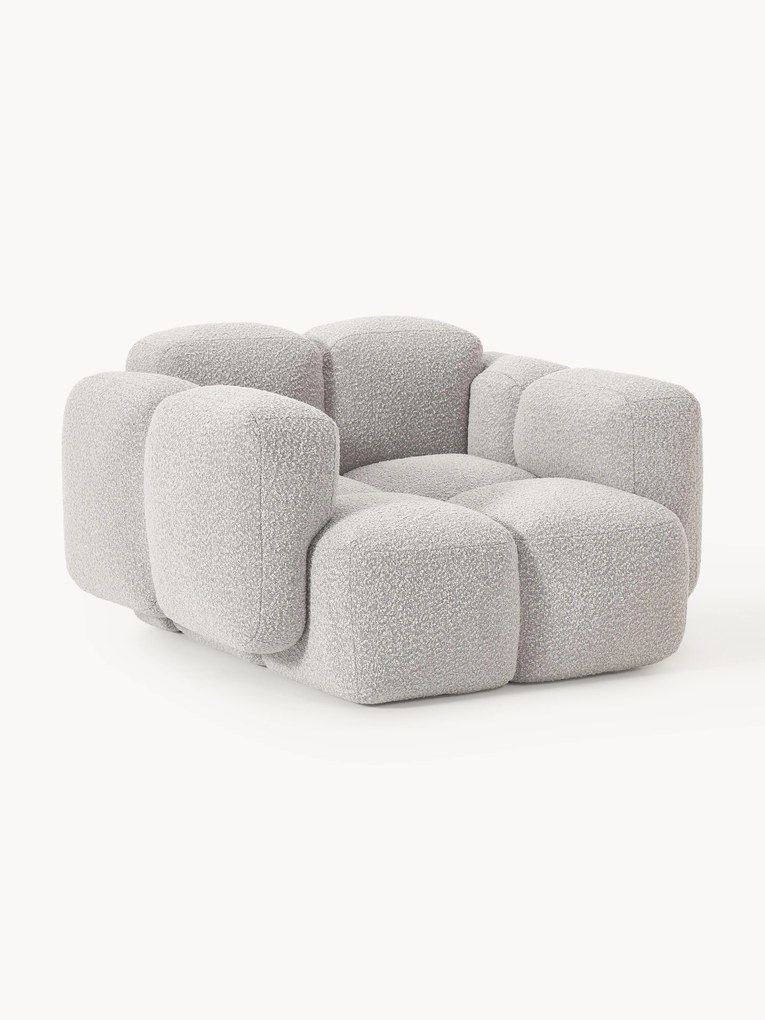 Bouclé loungefauteuil Tayla