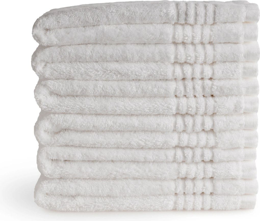 Gastendoek Supreme Collectie - 6 stuks - 30x50 - wit