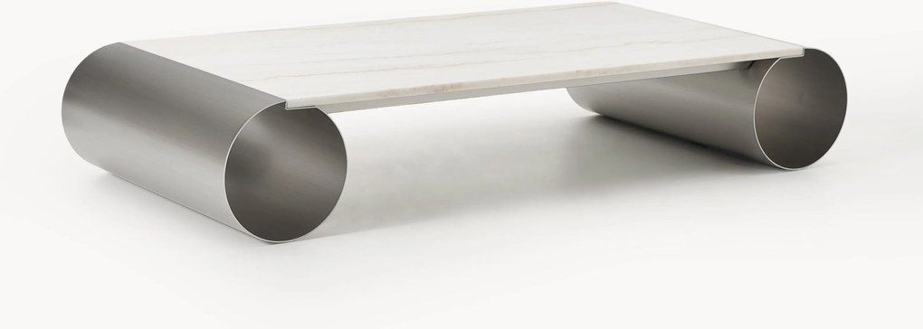 XL salontafel Blaze met marmeren blad, B 160 cm