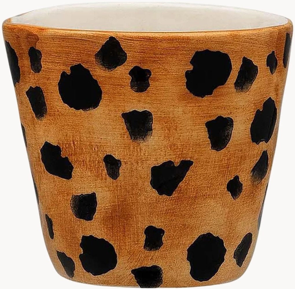 Espressokopje Leopard van keramiek
