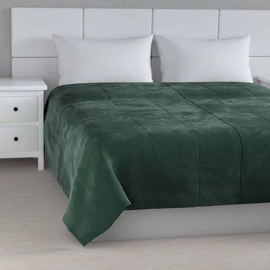 Dekoria Sprei Velvet, donkergroen