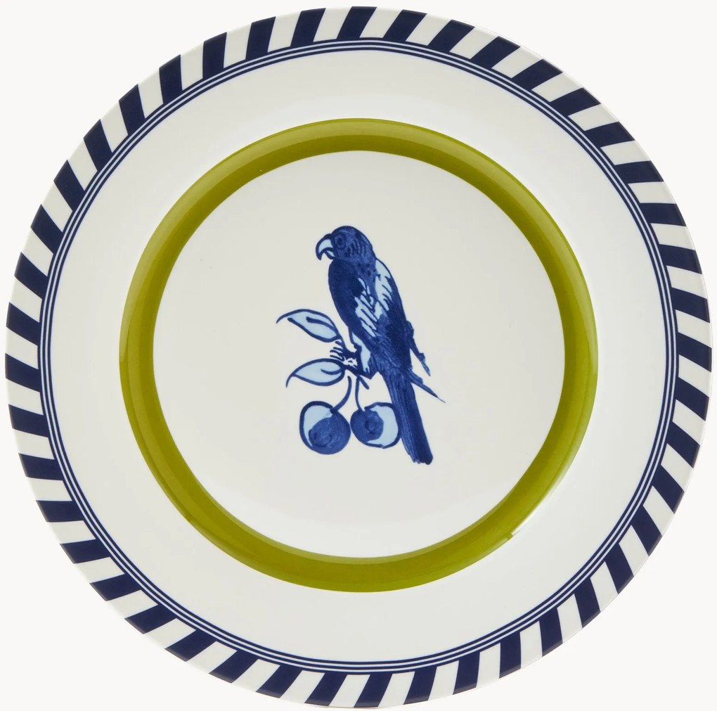 Dinerborden Bird Patterned, 2-delig