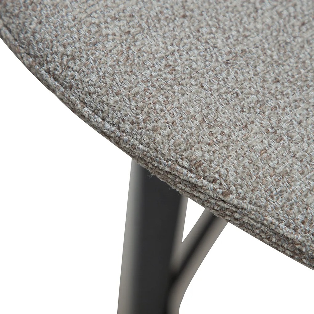 Dan-Form Paragon Design Counter Barstoel Boucle Grijsbruin