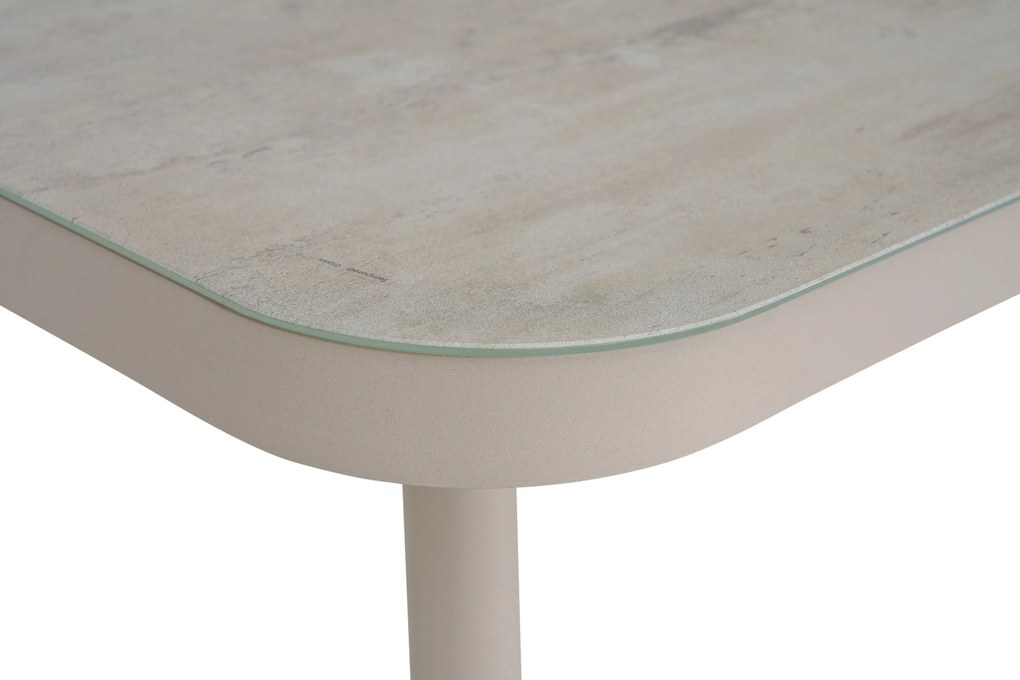 Barset 4 personen 150 cm Kunststof Zand/Beige Domani Furniture Alba/Tavano