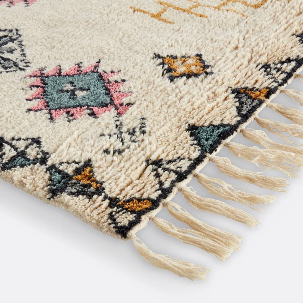 Wollen vloerkleed in berber stijl, Jalna