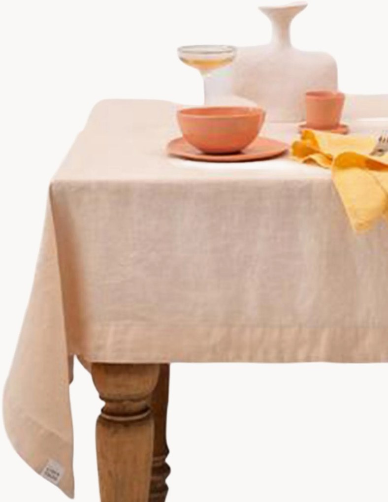 Linnen tafelkleed Brazilian Sand