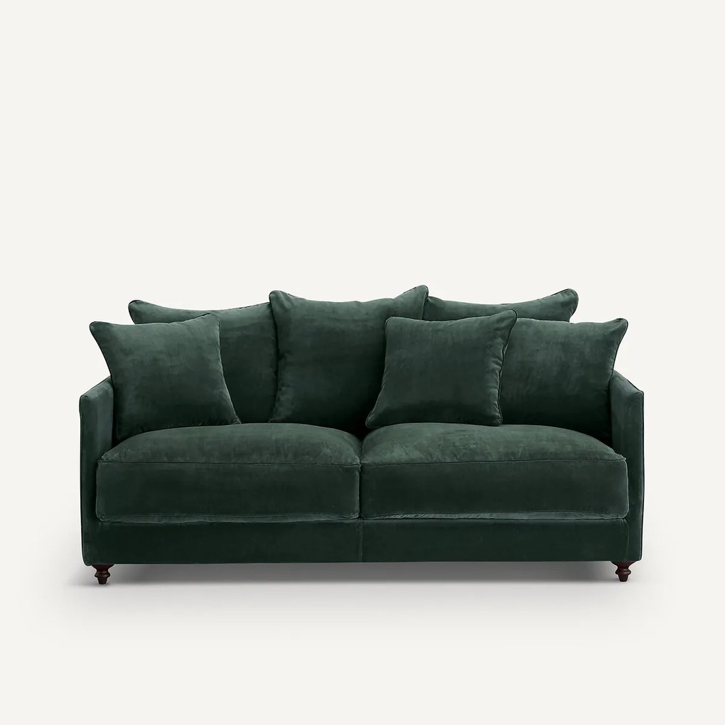 Omvormbare compacte bank in fluweel, Lazare