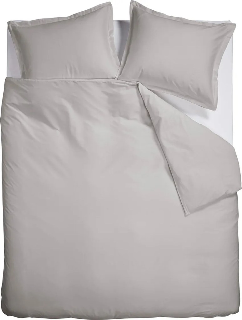 Ambiante Satin Dekbedovertrek Uni Grey – Bij Swiss Sense