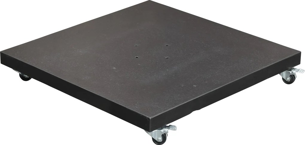 Platinum Voyager zweefparasol T2 2,7x2,7 m. - Antraciet met voet en hoes