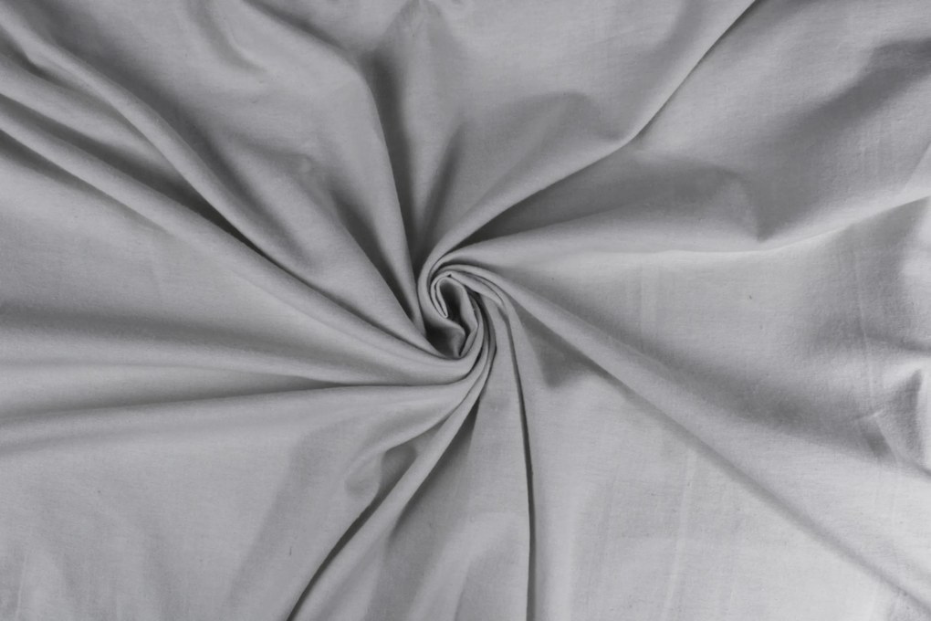 Hoeslaken flanel - 100% katoen - 180x200 - lichtgrijs