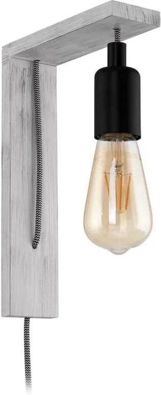 EGLO wandlamp Tocopilla - wit/zwart - Leen Bakker