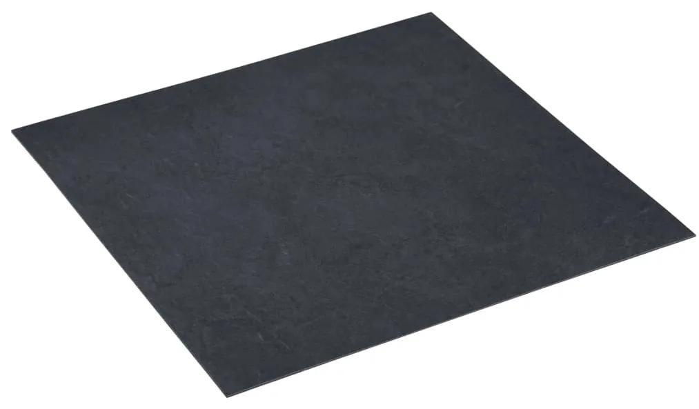 vidaXL Vloerplanken zelfklevend 5,11 m² PVC zwart marmer