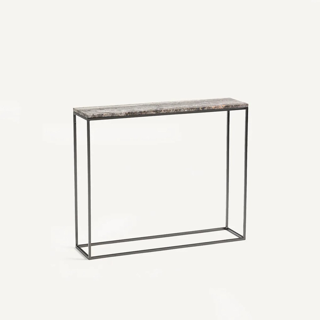 Wandtafel bovenblad in travertijn, Mahaut