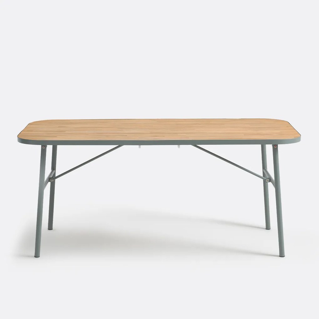 Tuintafel in acacia met inklapbare poten, Hanso