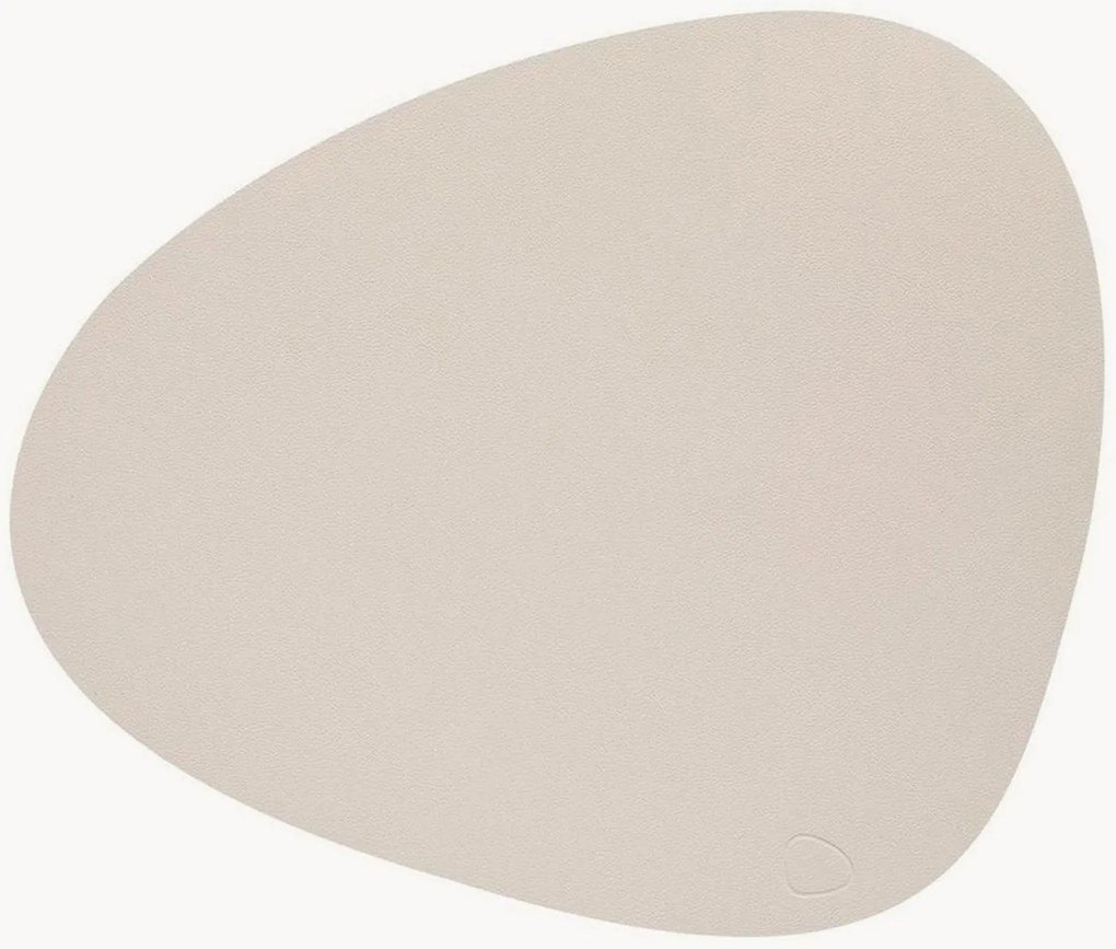 Leren placemats Curve Nupo, 4-delig