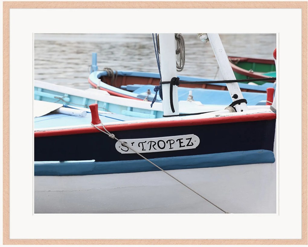 Ingelijste digitale print Boat