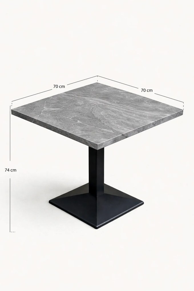 Kuat Zwart 70 cm tafel
