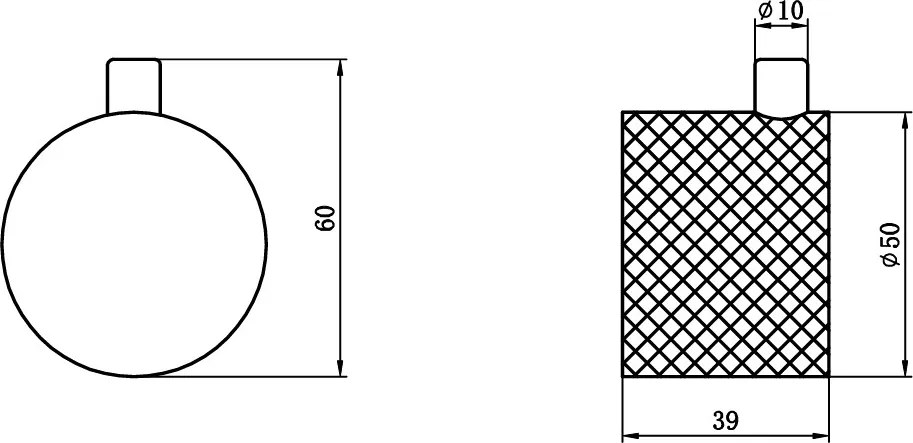 Saniclear Copper Curved omstelknop voor inbouw thermostaatkranen (SK21429 en SK79844)