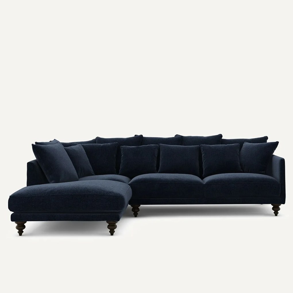 Chenille fluwelen hoekbank, Lazare